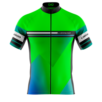 Jersey Ciclismo Fit Manga Corta – Verde Neon